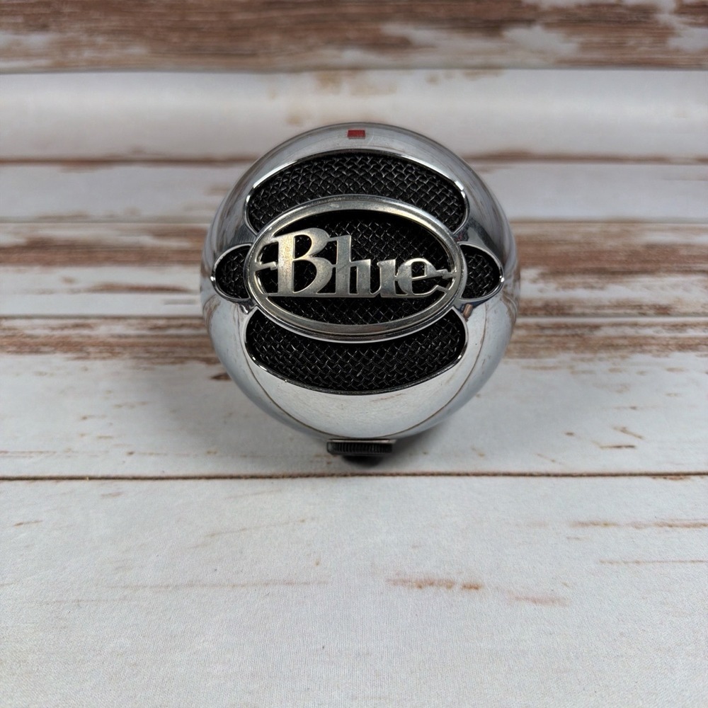 Blue Snowball USB Condenser Microphone Silver - No Stand or Cord
